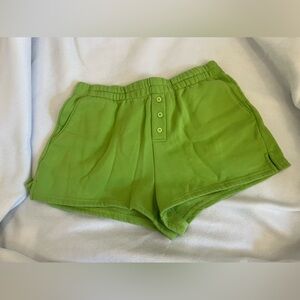 Green Sweat Shorts from PacSun!
